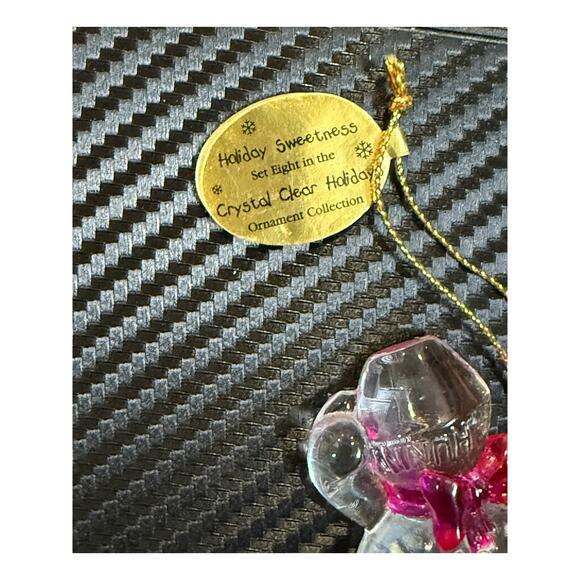 Bradford Editions Disney Winnie The Pooh Tigger 4 Crystal Clear Ornaments 2004 - Picture 4 of 14